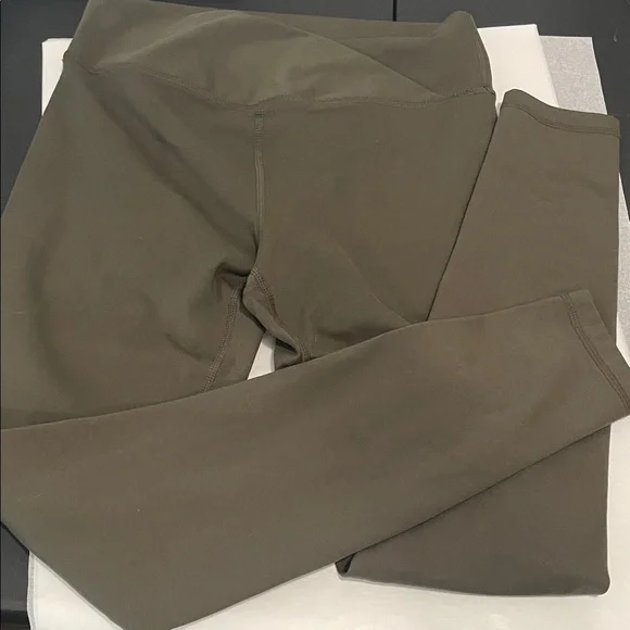 Ethos Olive Green Leggings - Picture 1 of 5